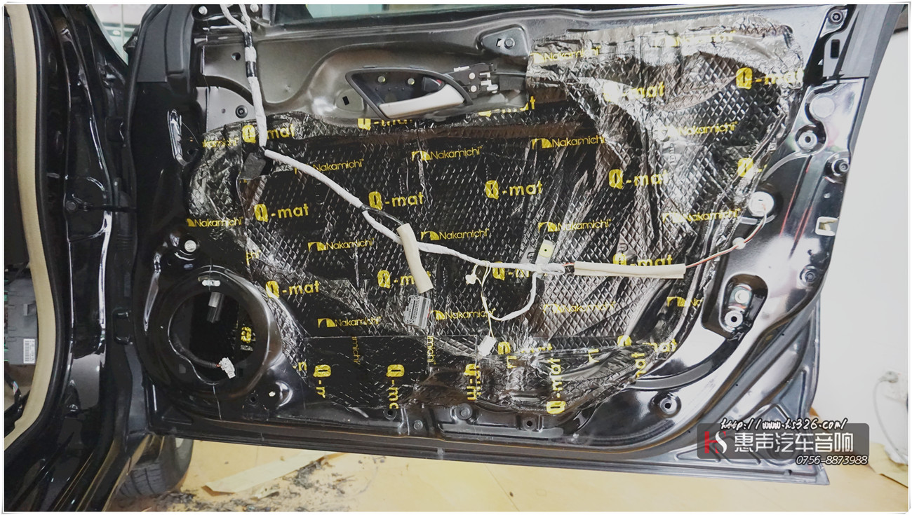 本田雅阁 车门中道隔音