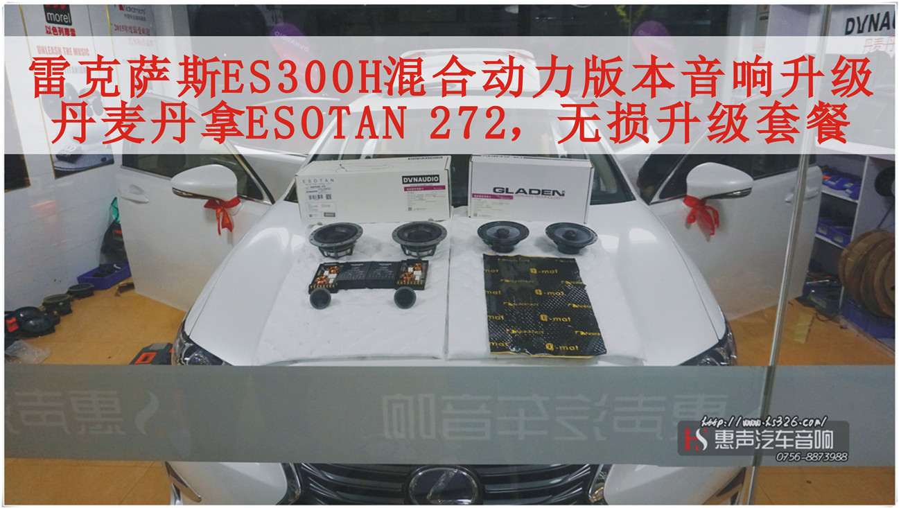 雷克萨斯ES300H 音响升级丹麦丹拿ESOTAN 272