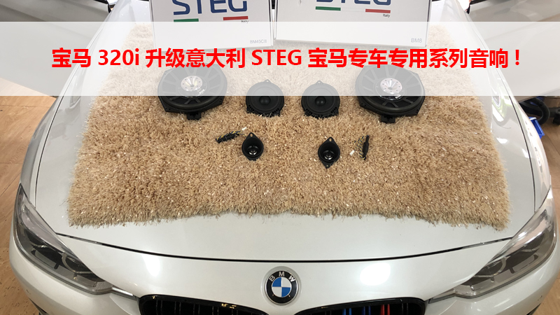 宝马320i升级意大利STEG宝马专车专用系列音响!