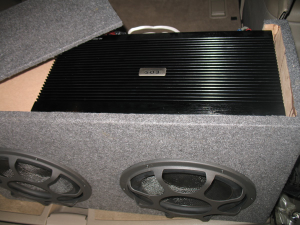 卡莱功放安装效果图