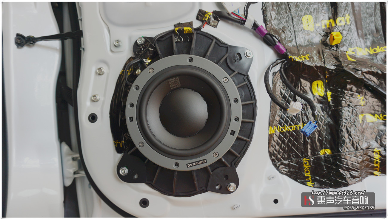 雷克萨斯ES300H前声场改装丹麦丹拿ESOTAN 272中低音安装