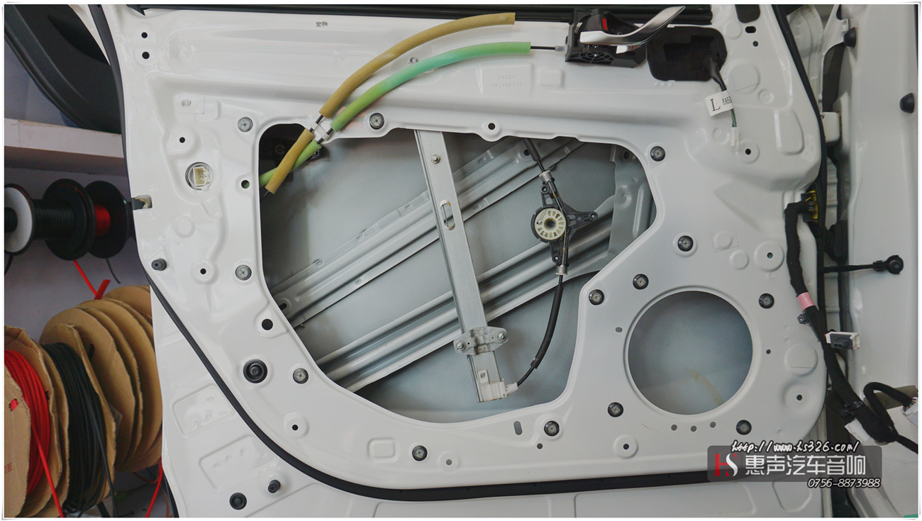 马自达CX5 车门中道隔音