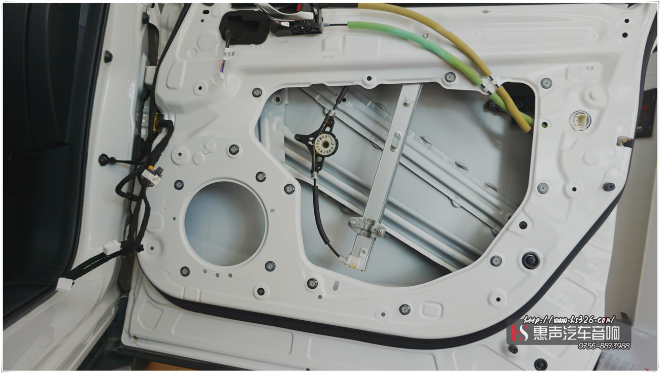 马自达CX5 车门中道隔音