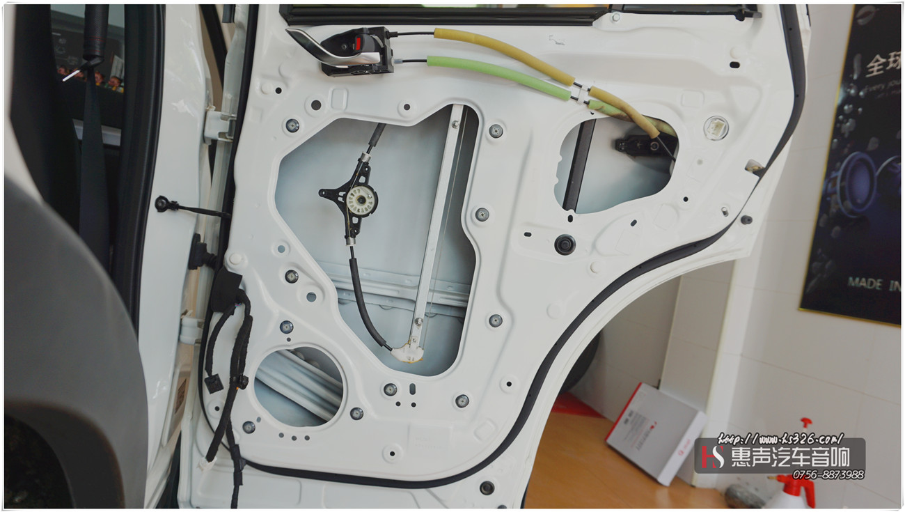 马自达CX5 车门中道隔音