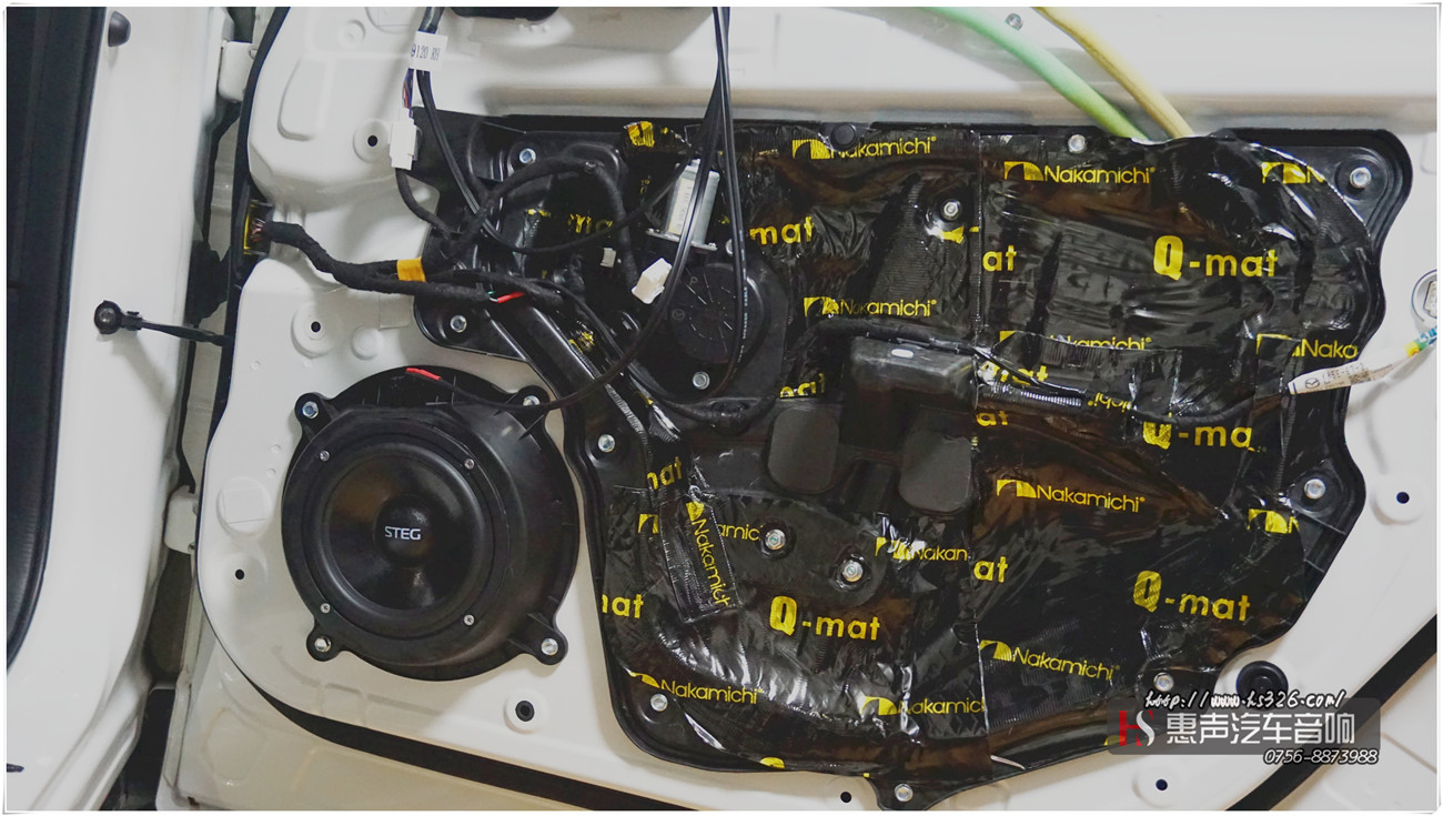 马自达CX5 车门中道隔音