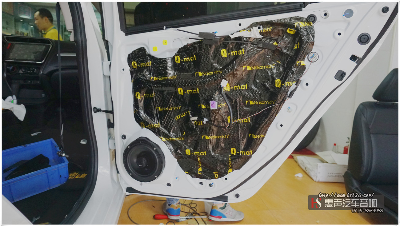 本田竞瑞车门中道隔音