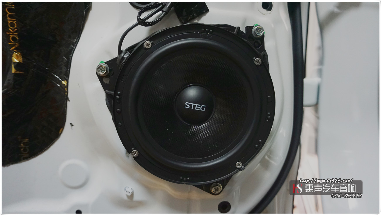 丰田汉兰达 音响升级史泰格ST650C