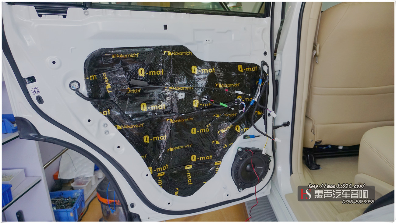 丰田霸道 音响升级美国来福R165-S
